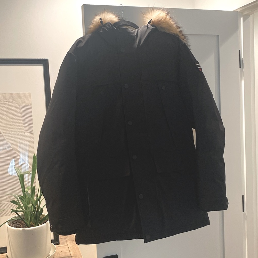 New Parka. Pajar with real raccoon fur.